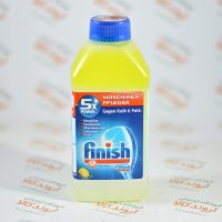محلول ضد آهک و تمیزکننده ماشین ظرفشویی فینیش finish رایحه لیمو