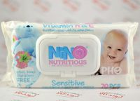 دستمال مرطوب نینو Nino مدل Nutritious